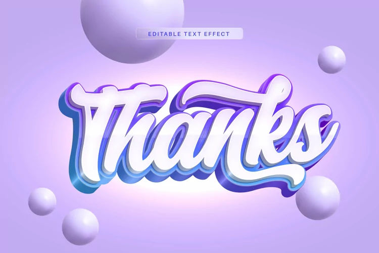 Editable Text Effect for Illustrator. Vector Graphic styles