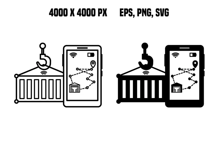 Real Time Cargo Tracking Icons