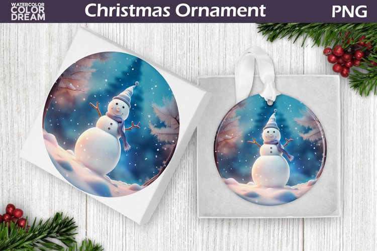 Cute Snowman Clipart Image 2