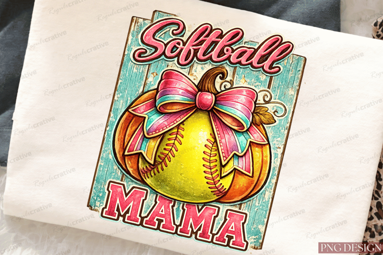 Preppy Softball Mama Sublimation Design,Preppy Softball Mama