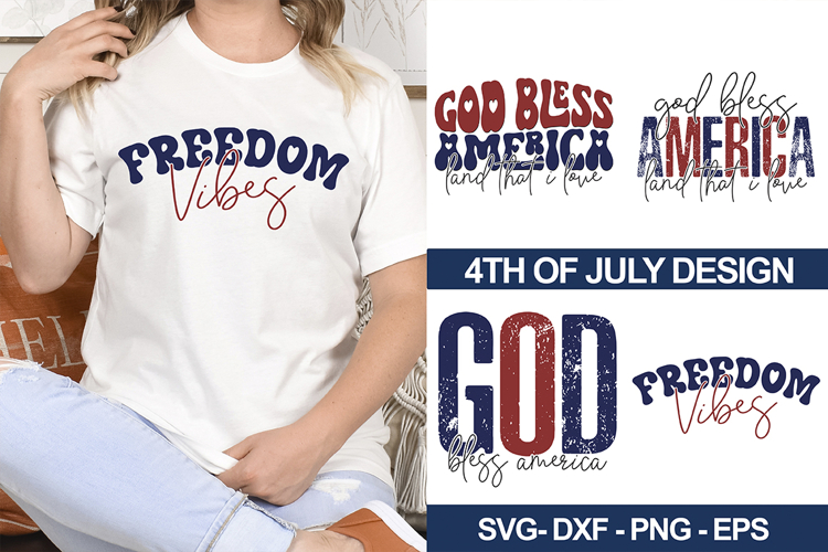4th Of July T-shirt Design - 4th Of July Design