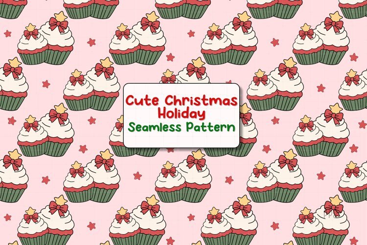 Christmas Cup Cakes pattern example image 1