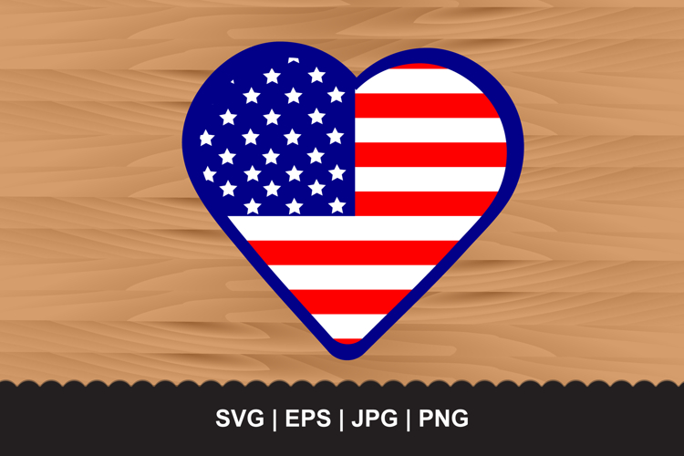 American Flag Vector Image 2