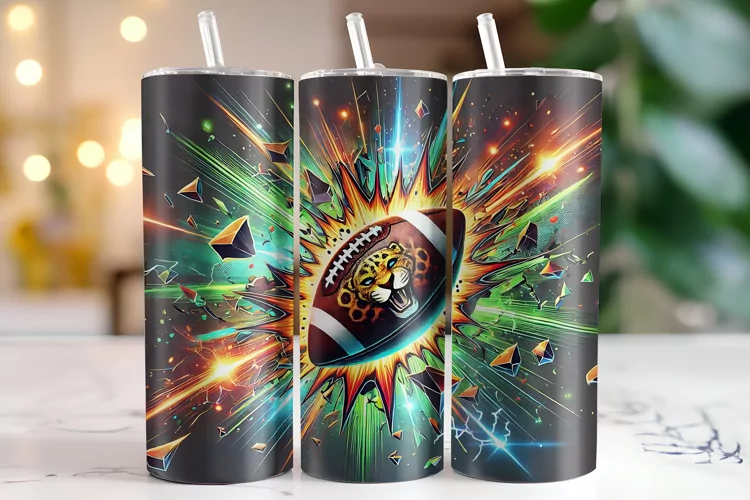 Football Tumbler Wrap | Sublimation | Tumblers
