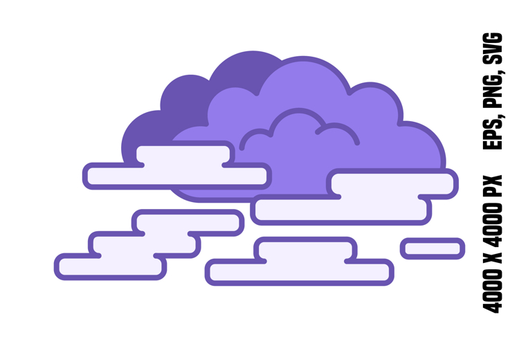 Purple Fog Icon