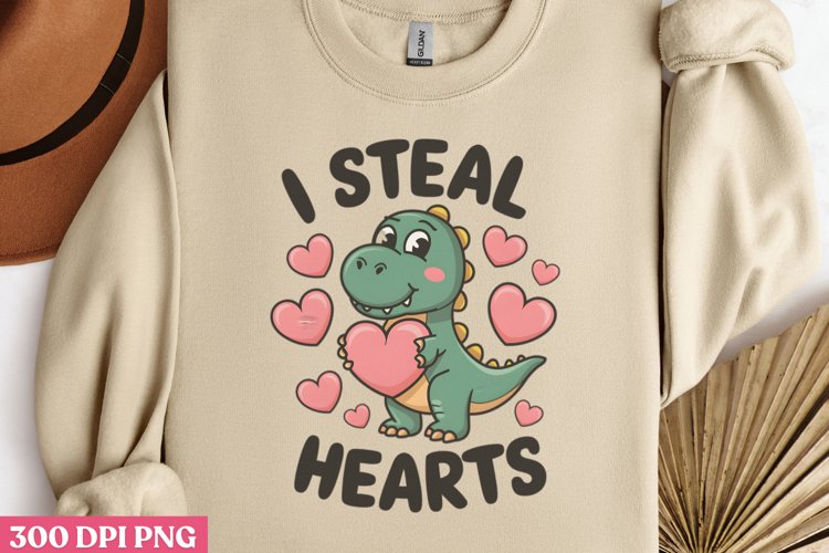 I steal hearts PNG, Valentines Day Sublimation PNG