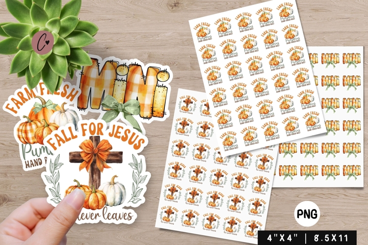 Fall Coquette Stickers PNG