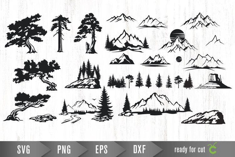 Pine Trees Svg Image 10