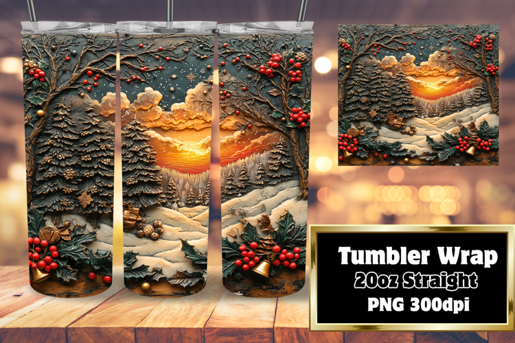 Christmas Tumbler Wrap Image 10