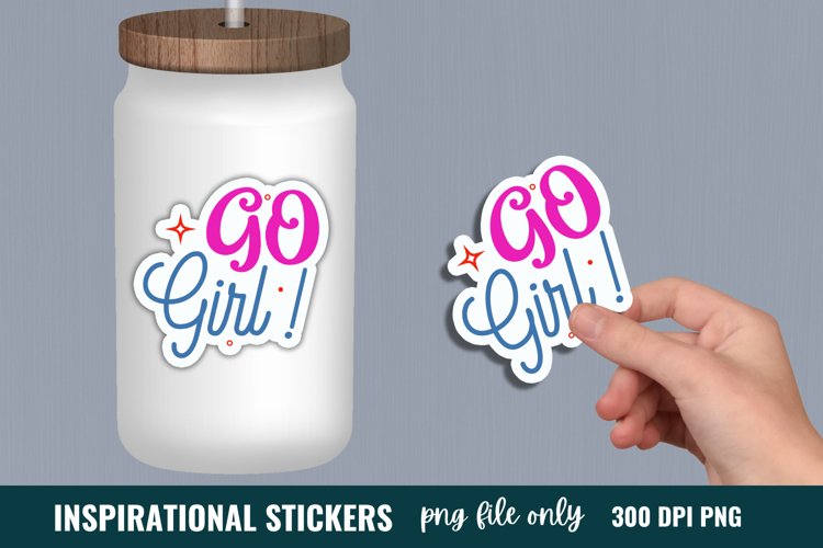 Inspirational Quotes Sticker, Happy Sticker