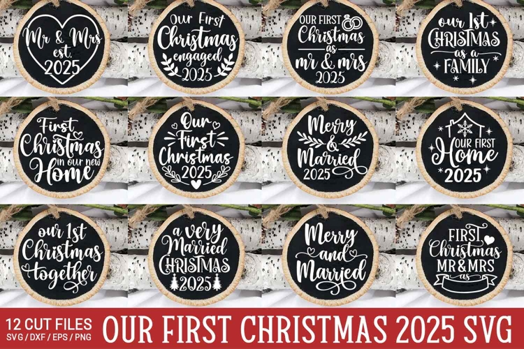 Our First Christmas Svg Image 3