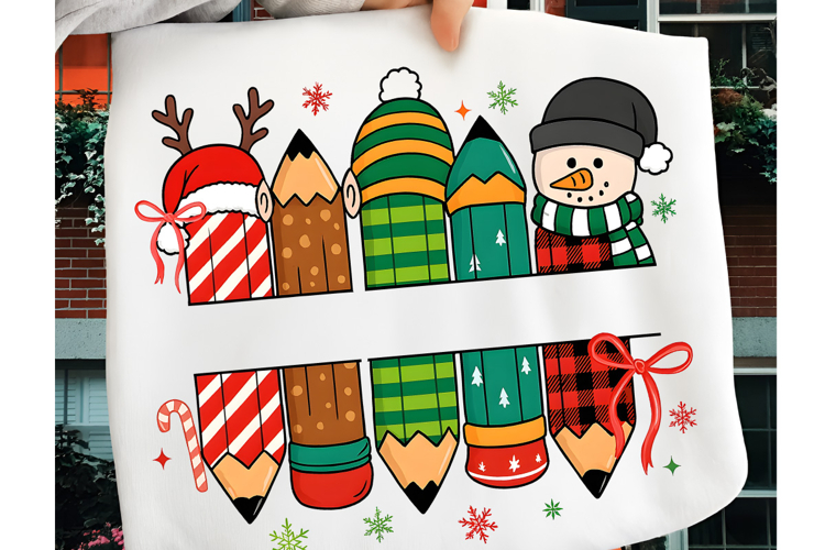 Personalized Teacher Christmas PNG, Custom Christmas Teacher