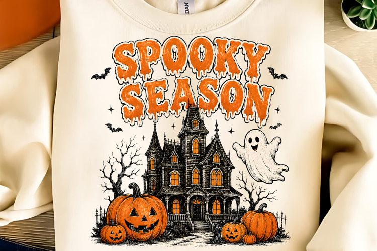 Spooky Season PNG, Halloween Pumpkin PNG, Spooky Vibes