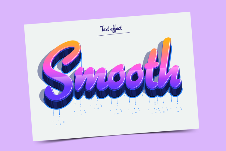 Hand Drawing Lettering Style Text Effect Editable