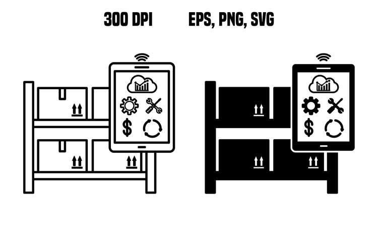 Smart Inventory Management Icons
