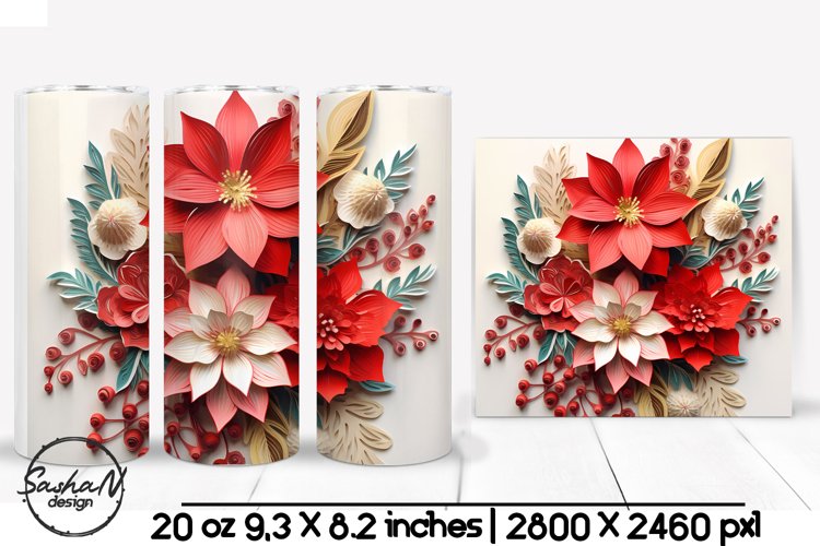 Christmas Tumbler Wrap Image 4