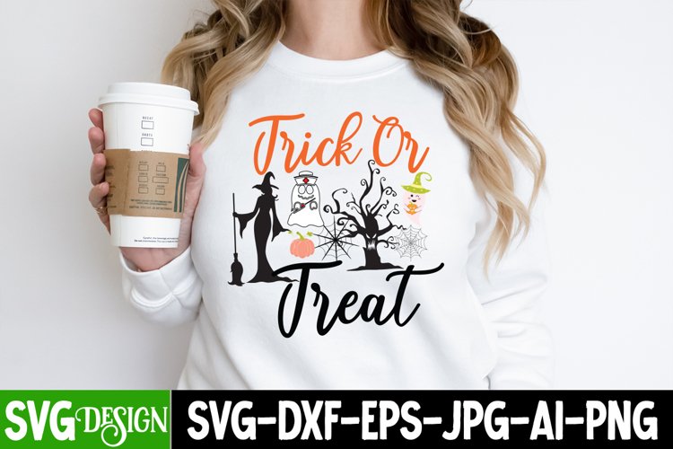 Trick or Treat Sublimation PNG Design,Trick or Treat SVG