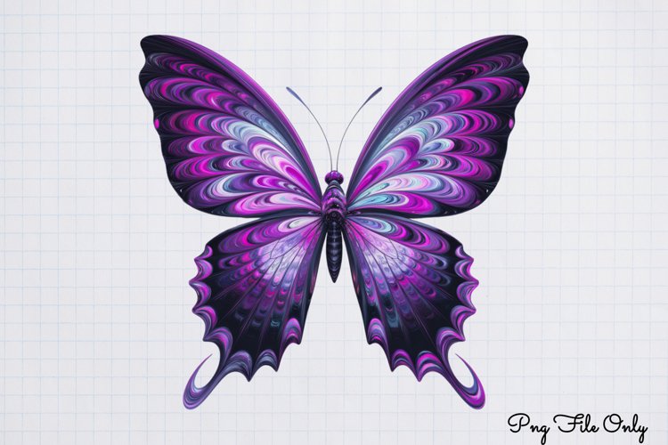 Smoke Butterflies Clipart PNG