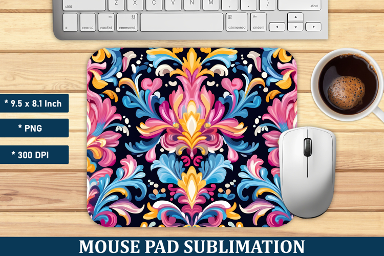Colorful Pattern Mouse Pad | Mouse Pad Sublimation