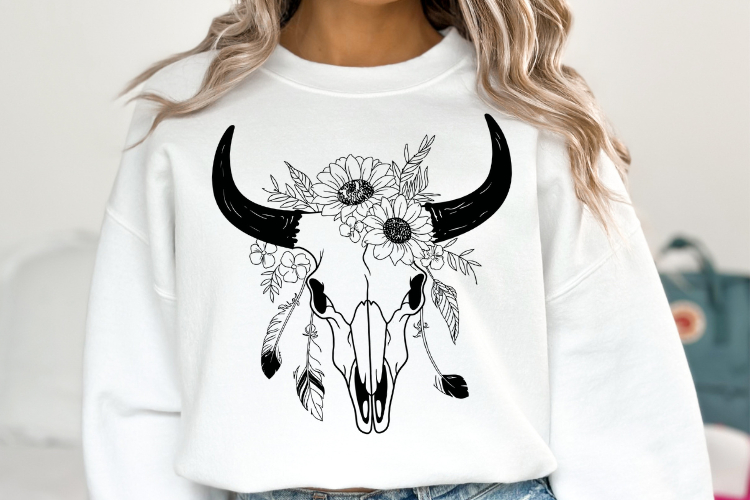 Cute Skull Svg Image 12