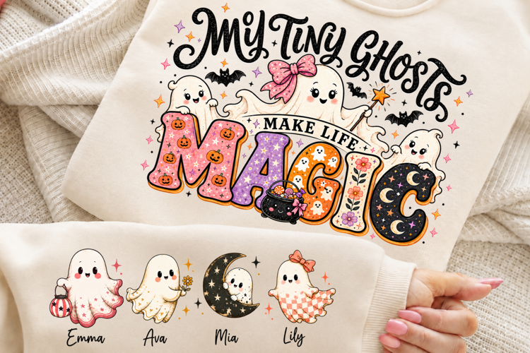 Cute Halloween Ghost PNG