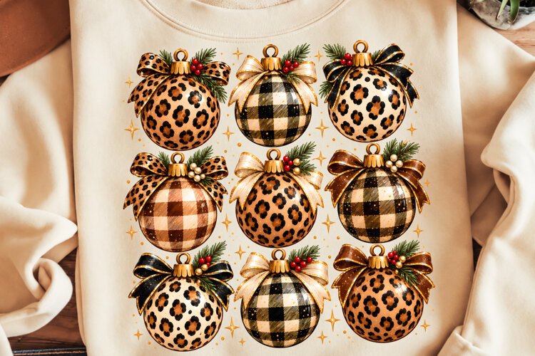 Funny Christmas PNG, Christmas Ornament PNG, Christmas Ball example image 1