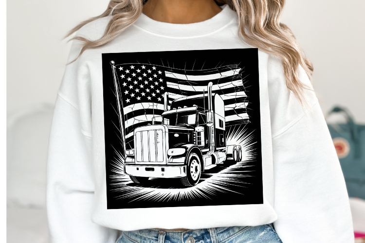 Truck Silhouette Image 22