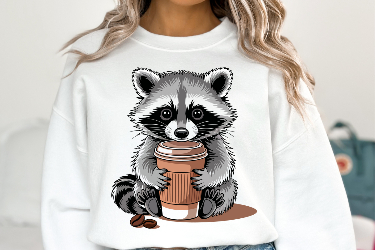 Raccoon Silhouette Image 17