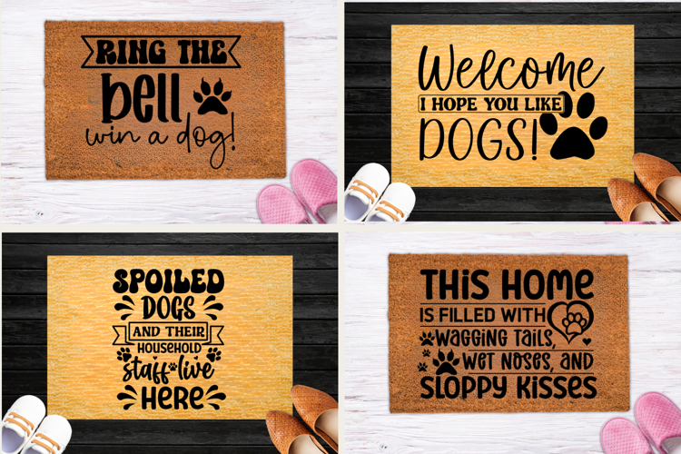 Dog Doormat SVG