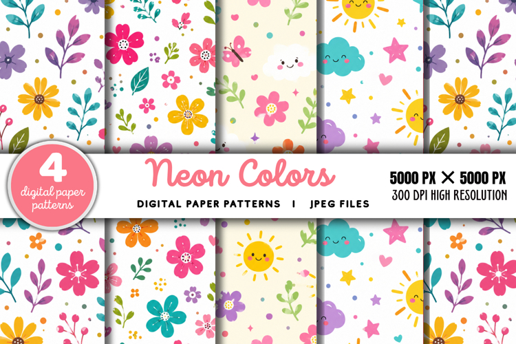 Neon Color Background Image 7