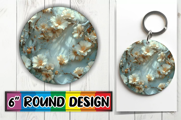 Landscape Circle Keychain Assortment