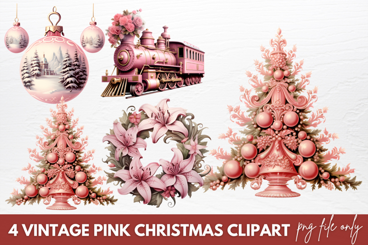 Vintage Christmas Clipart Image 8