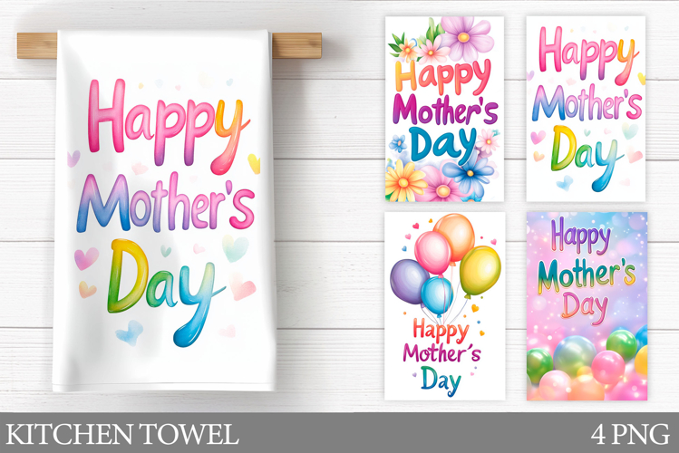 Mother's Day Kitchen Towel. Mother's Day Sublimation