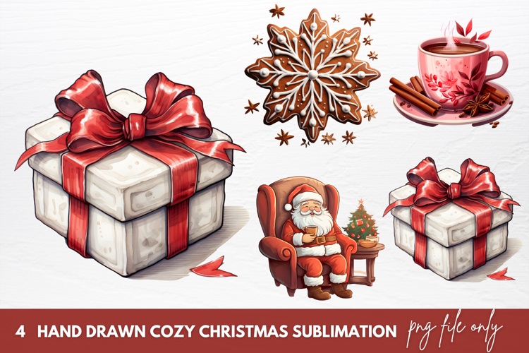 Christmas Watercolor Clipart Image 9