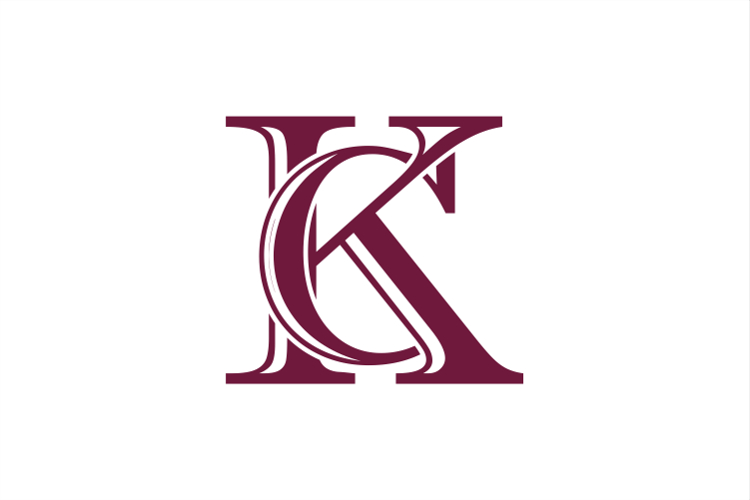 Initial CK or KC Logo