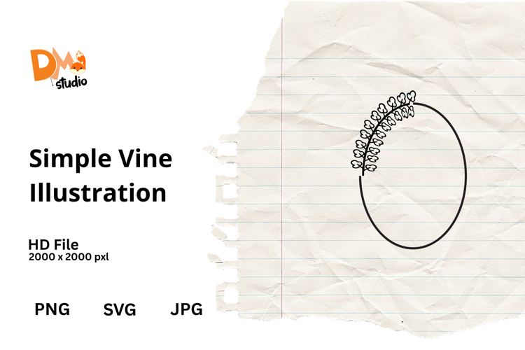Simple Vine Illustration