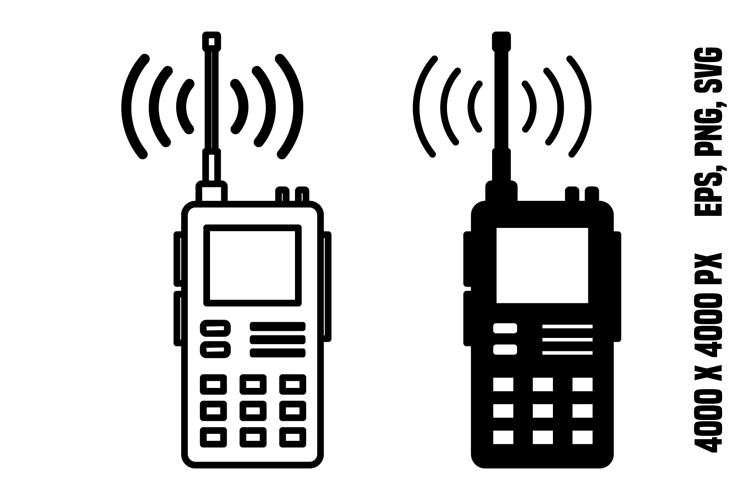 Walkie Talkie Icons