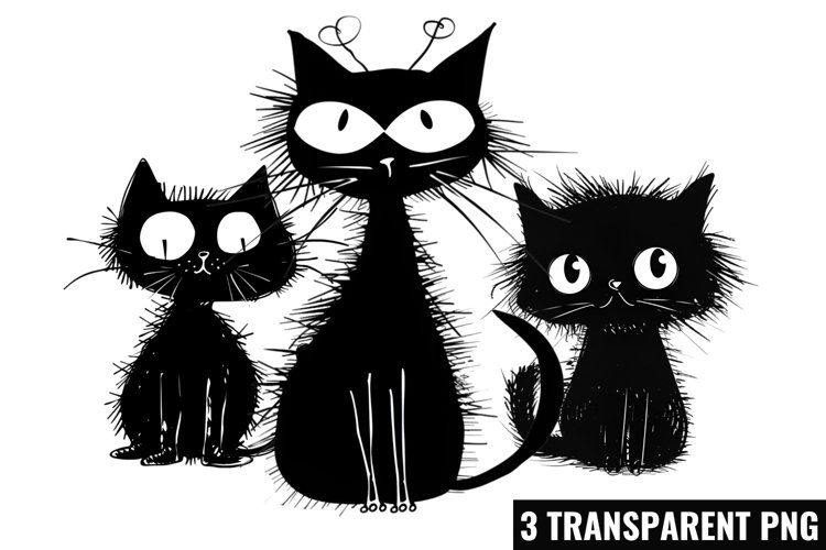 Black Cat Clipart Image 21