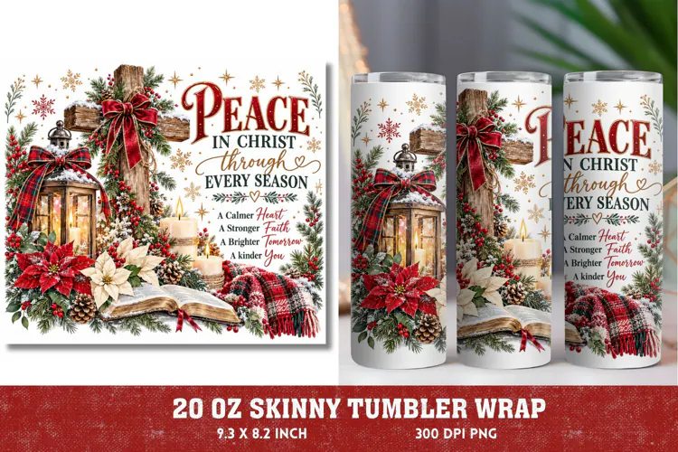 Peace in Christ Christmas PNG, Christian Faith Christmas Sub