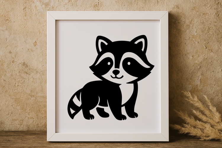 Raccoon Silhouette Image 3