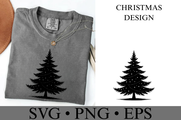 Christmas Tree Silhouette Image 21