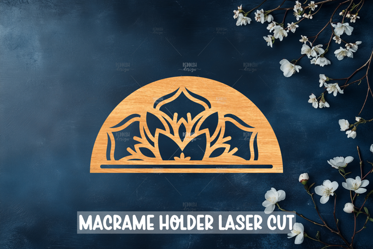 Macrame Holder Laser cut, Home decor Laser Cut