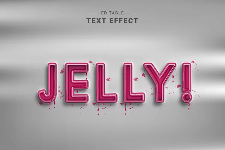 Editable Text Effect for Illustrator. Vector Graphic styles