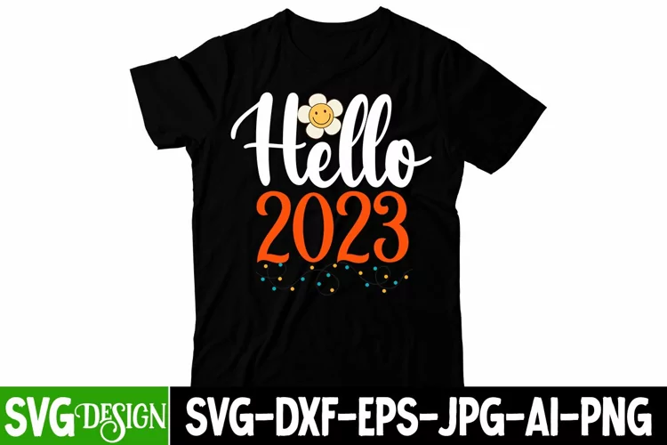 Hello 2023 SVG Cut File