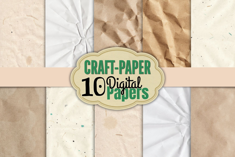 Vintage Craft Paper Digital Paper