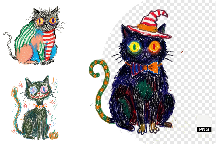Halloween Cat Clipart Image 9
