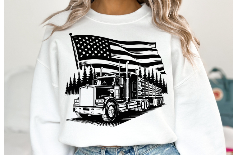 Truck Silhouette Image 19