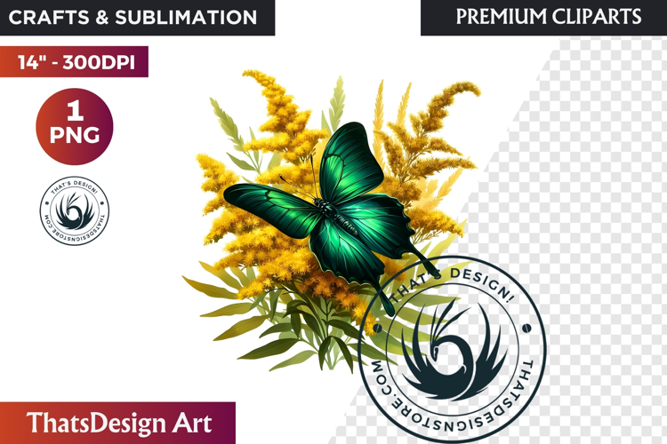 Monarch Butterfly Clipart Image 18