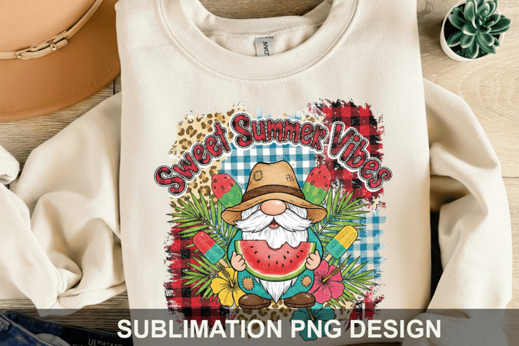 Sweet Summer Vibes Sublimation PNG - Summer Design