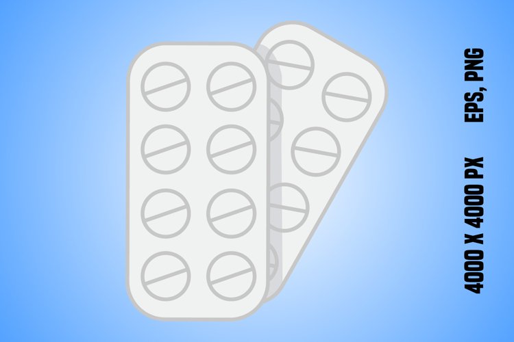 Round Tablets in Blister example image 1